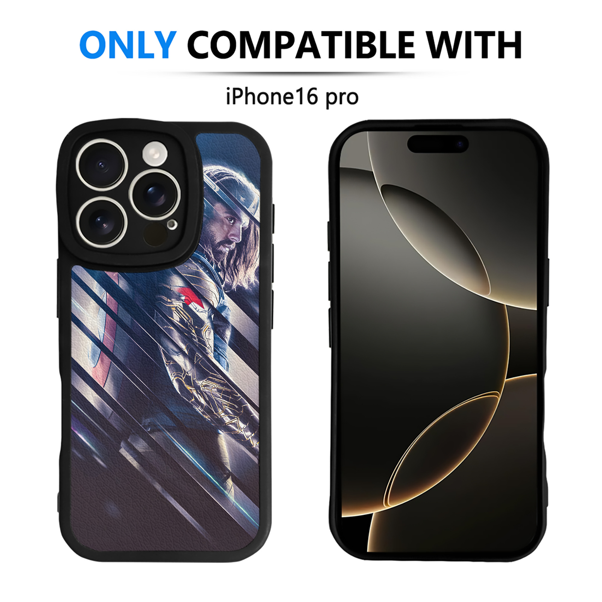 （画像用） アベンジャーズ The Avengers 【iPhone 16シリーズ対応】シリコンスマホケース（レザー調） 材質：シリコン